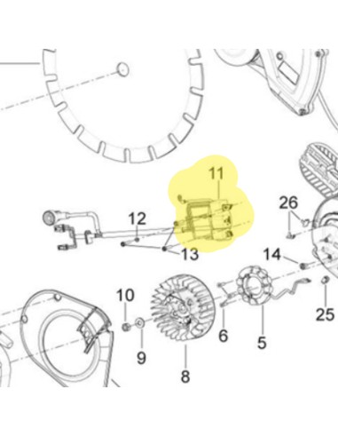 MOTOMAX 350 Kit allumage