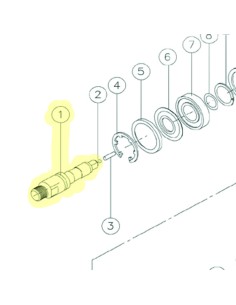 DRIVE SHAFT for CAROMAX 1800