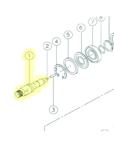 DRIVE SHAFT for CAROMAX 1800