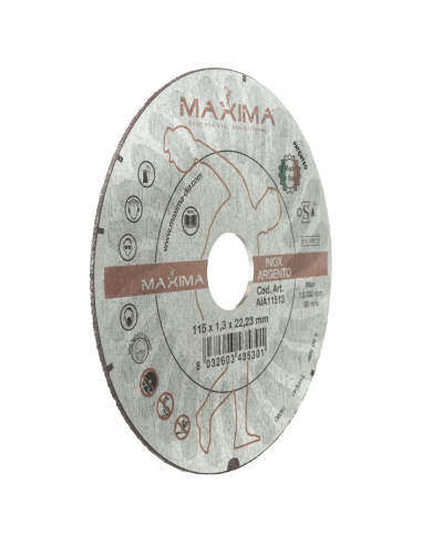 Meules Abrasives Inox Argent